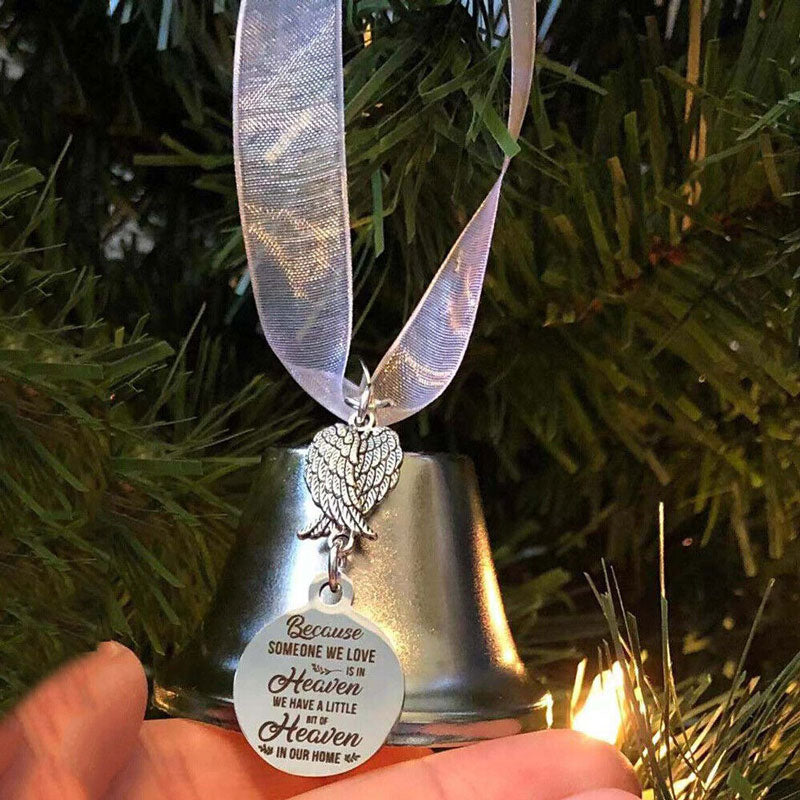 Skanto | 🎄Juletrær Minneornamenter Englevinger Klokker Hengende Dekorasjon