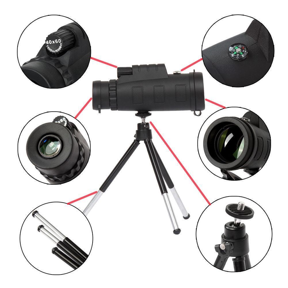 Skanto | SmartZoom™ 40x Zoom Telefoto HD Kamera Linse for iPhone, Samsung og Android Smarttelefoner