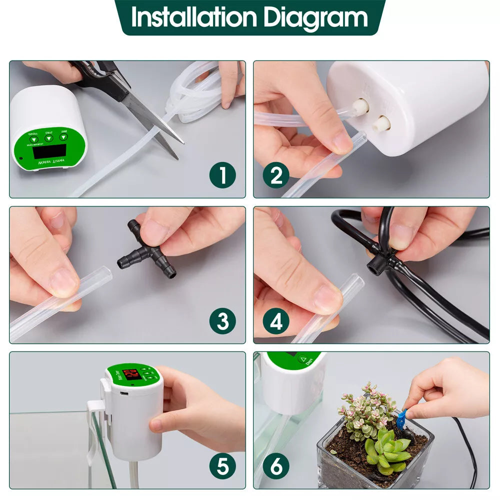 Skanto | Automatisk Vanning System for Innendørs Planter | Smart Vanning med Pumpe & Timer