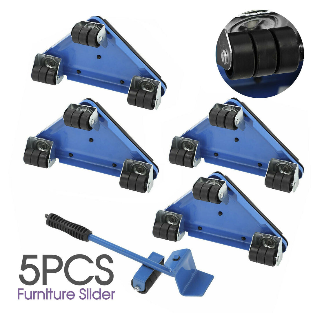 Skanto | Slider Lifter Flytter Hjul Lagring Mover Sett 5Pc