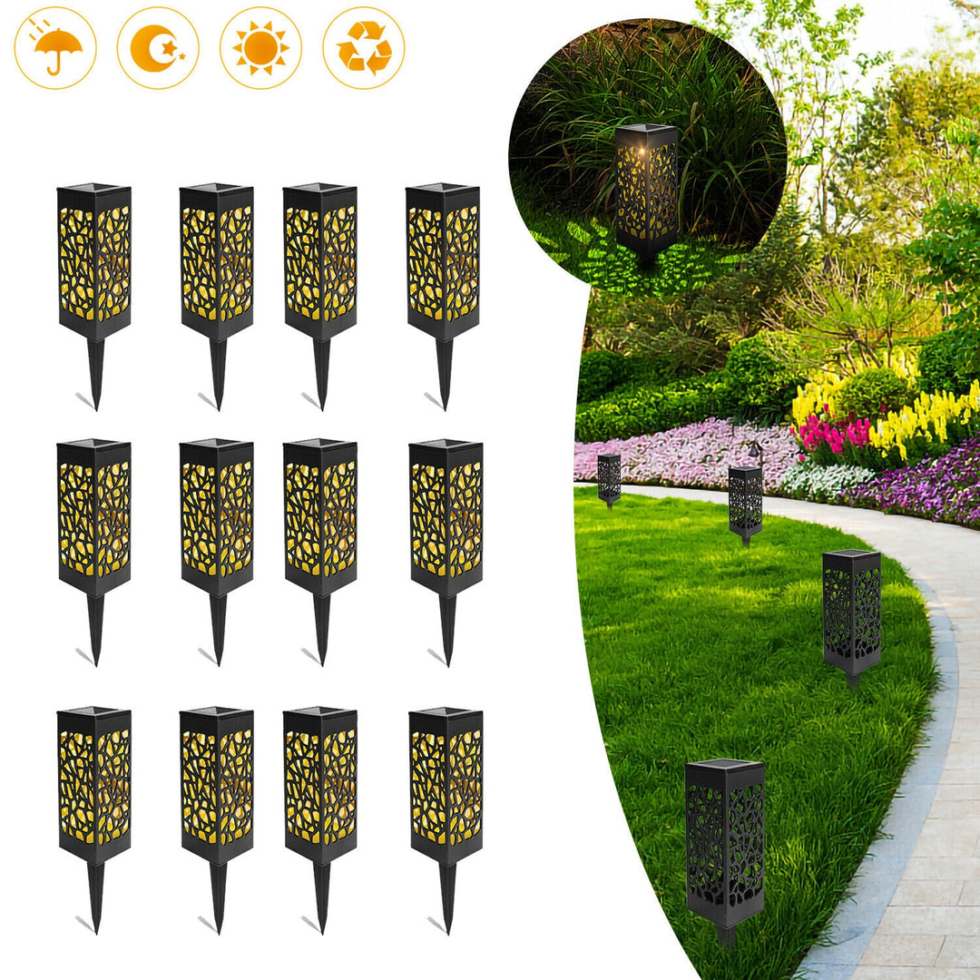 12X Solar Lights LED Sti Lys Hage Belysning | Skanto