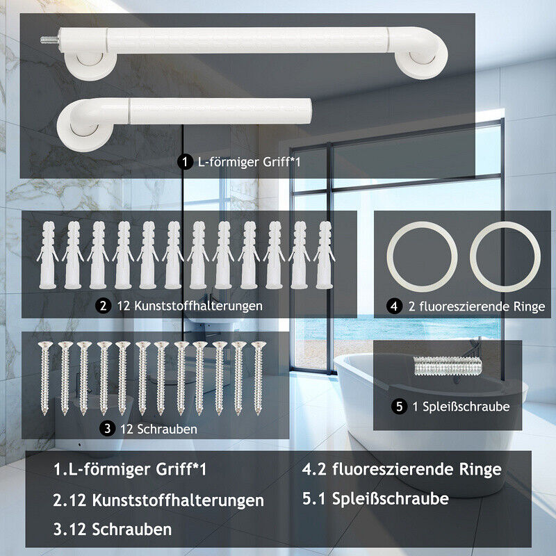 Håndtak for badekar grep håndtak dusj grep | Skanto