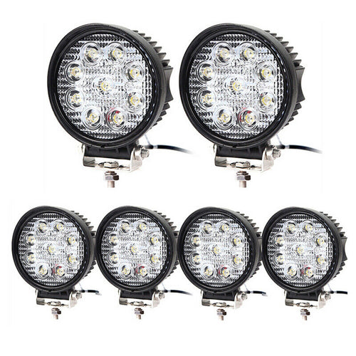 LED Arbeidslys 6X 27W Spotlight | Skanto