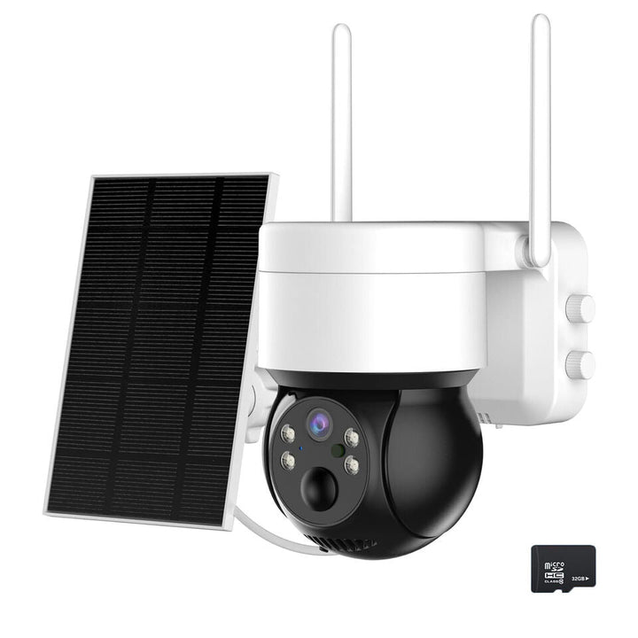 CCTV Soler Vannavstøtende WiFi Kamera med nattsyn Skanto