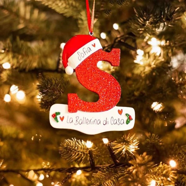 Skanto | Personlige jule 24 bokstaver ornamenter