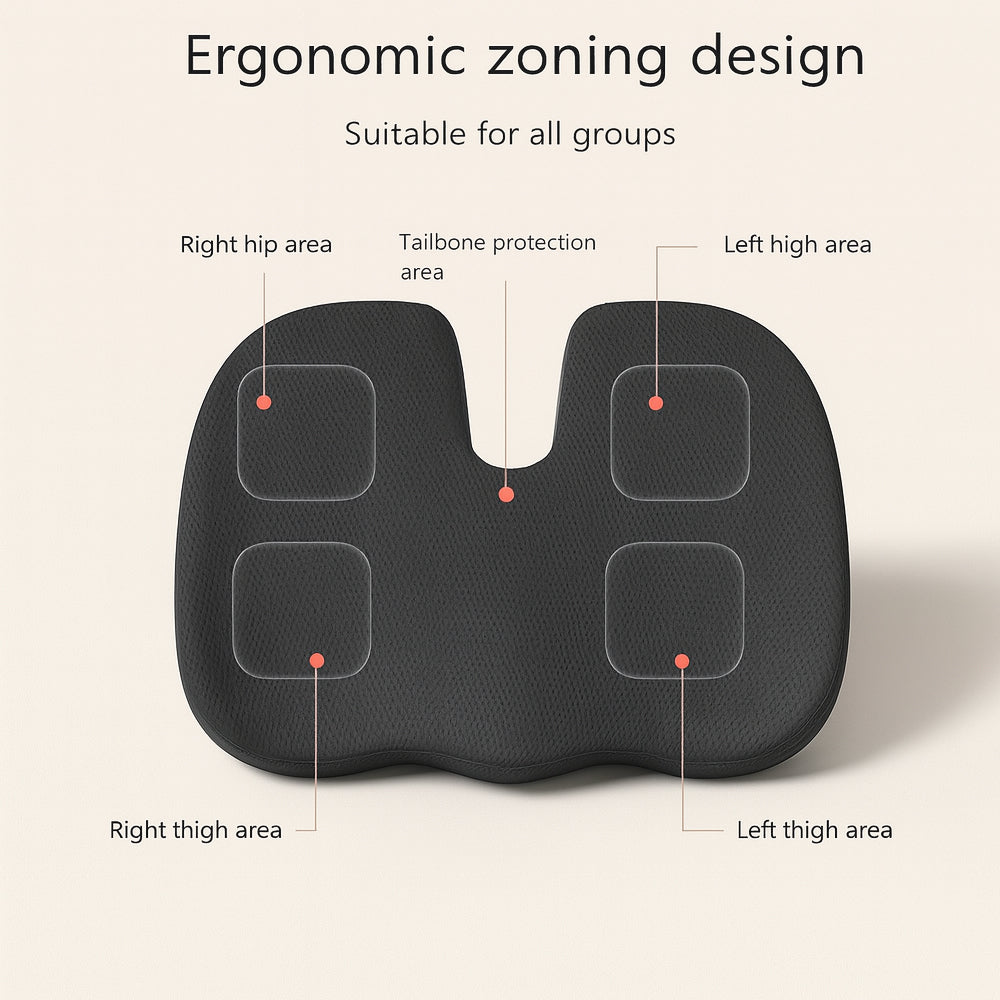 Ergonomisk Setepute laget av Minne Skum | Skanto