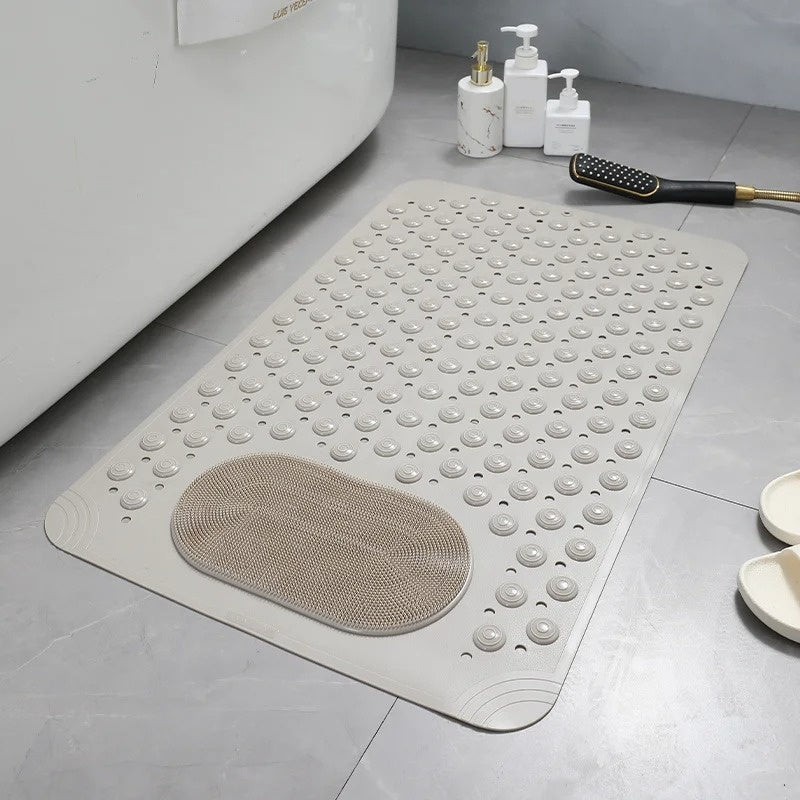 Skanto | SAFEGRIP DUSJMATTE – Antiskli-matte med innebygd fotskrubb for sikre og hygieniske dusjer