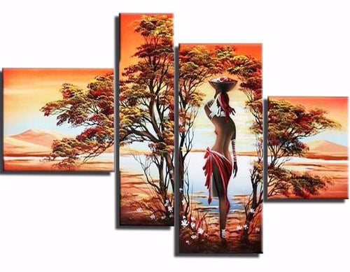 4 Bitene Sahara Kvinne - GemPaint Sett | Skanto