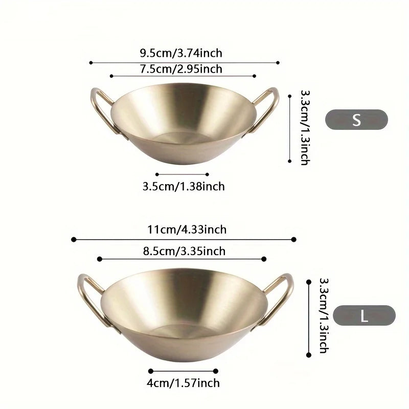 Sauce Dipping Bowl Rustfritt Stål Dipping Kopper Runde Sauseretter | Skanto