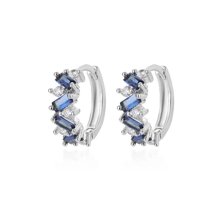 Skanto | Spredte Diamant Hoop Øredobber