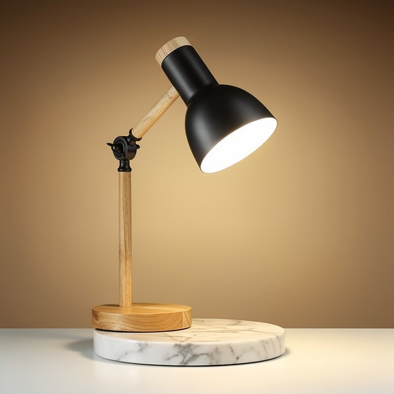 HoutLicht Skrivebordslampe for Skrivebord | Skanto