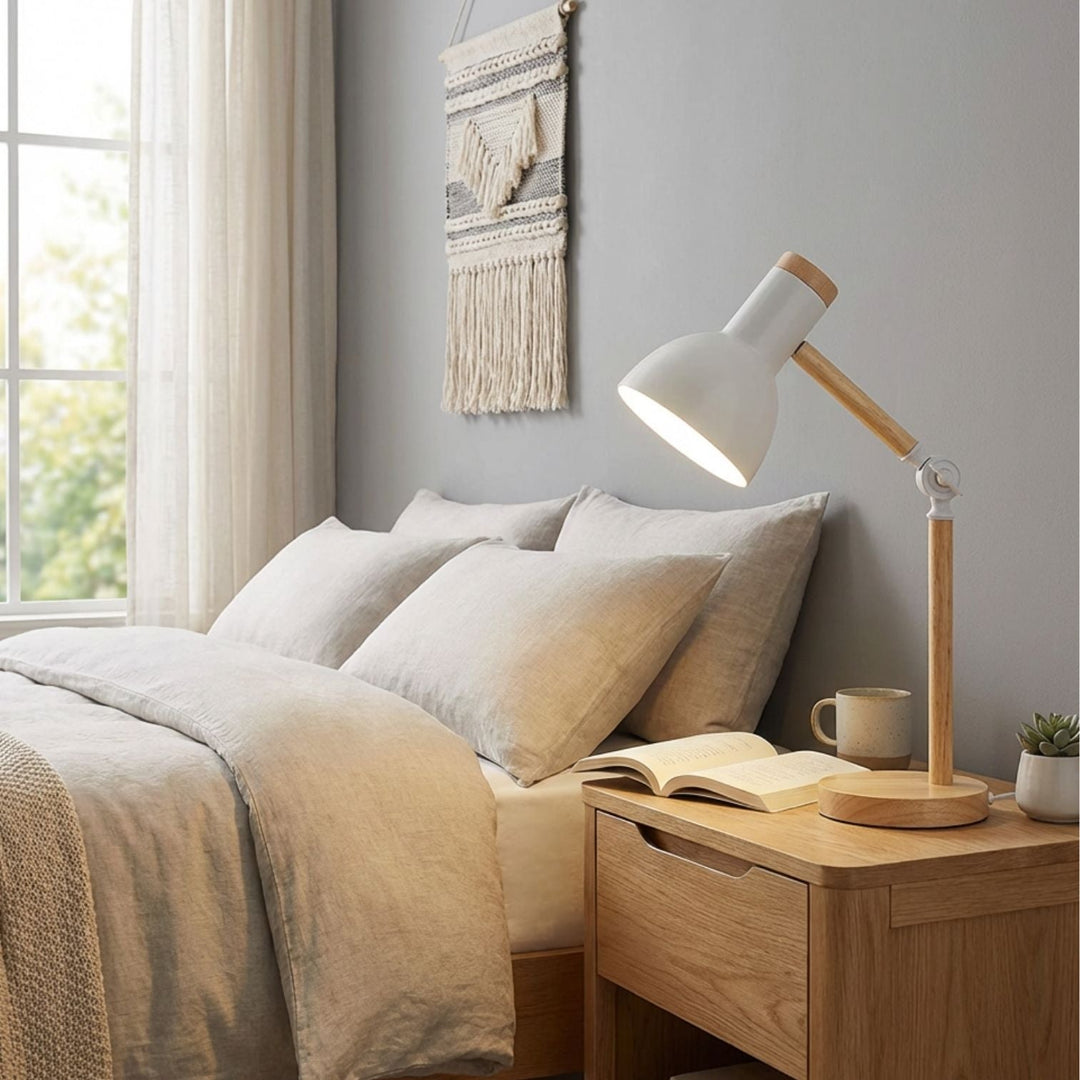 HoutLicht Skrivebordslampe for Skrivebord | Skanto