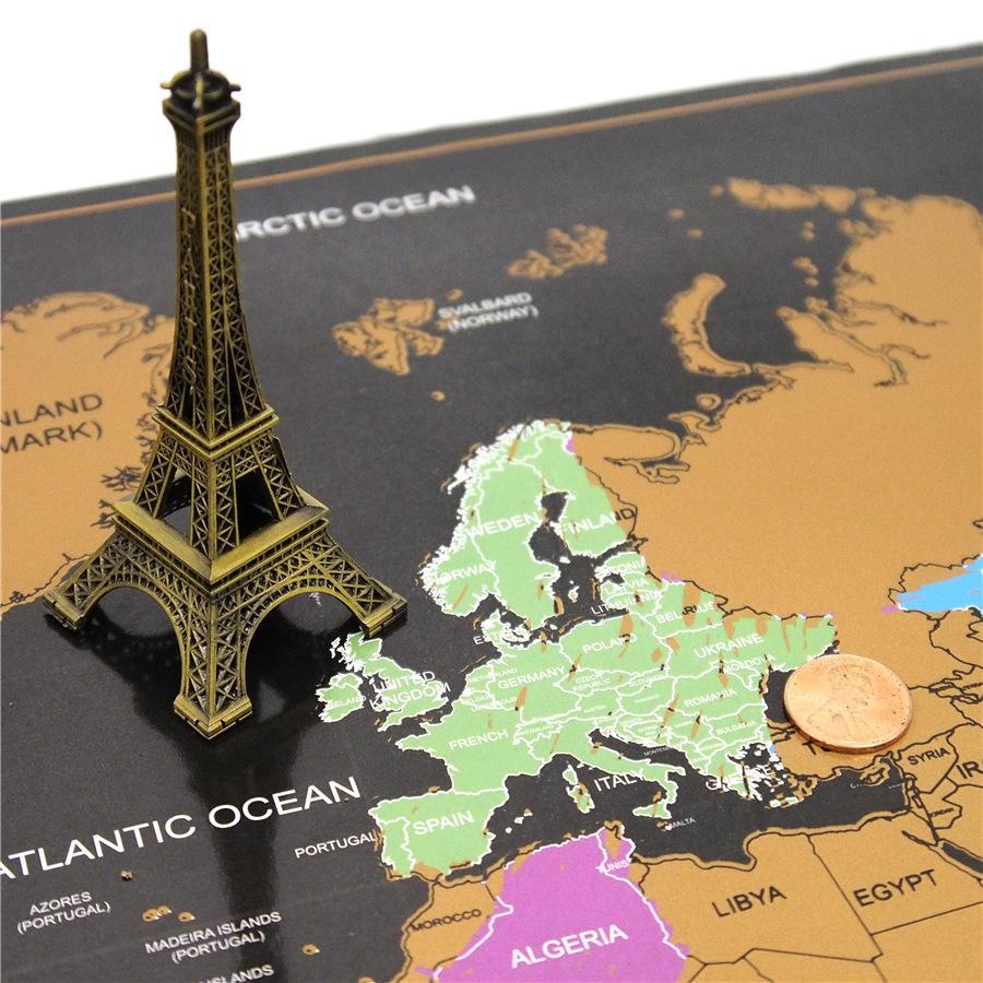 Scratch Off World Map Poster | Skanto