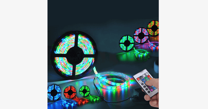 Skanto | Strip LED Lys – Vanntett Fjernkontroll Vakre Lys