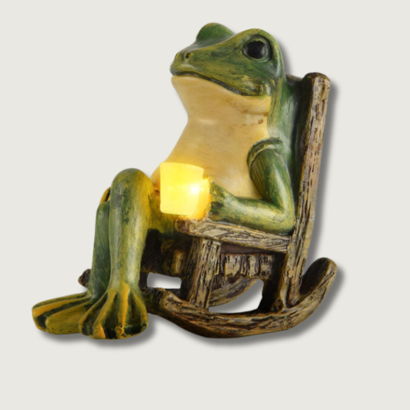 Skanto | FrogShine - Solenergi Hagebelysnings Skulptur