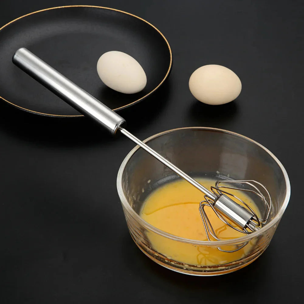 Semi-automatisk eggvisp i rustfritt stål visp press type eggvisp | Skanto