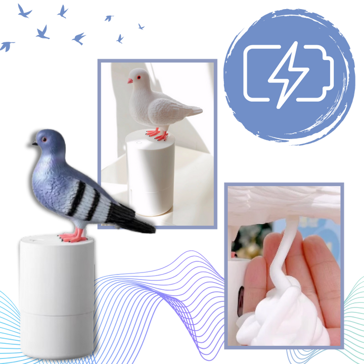Skanto | Automatischer Vogel-Seifenspender | Berührungslose Sensorbedienung