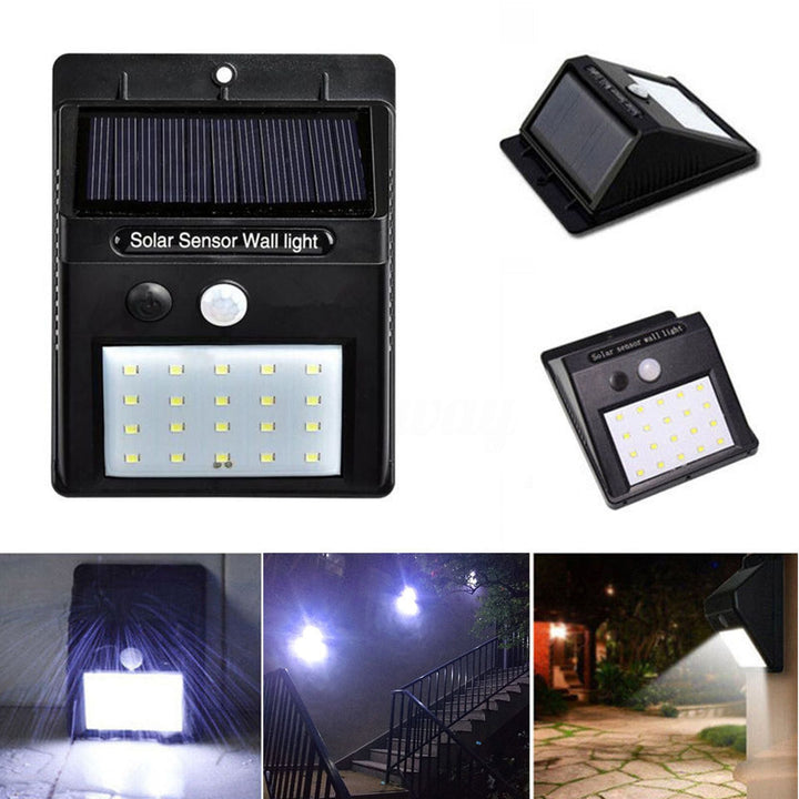 Skanto | Sett med 5 solenergi LED utendørslamper – LumaPath