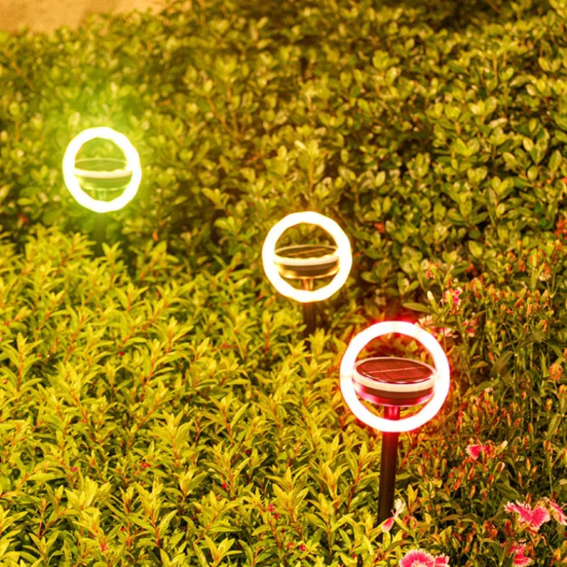 Skanto | Solenergi Hagebelysning med Fargeendring – LED Bakke Spots for Utendørs og Hage