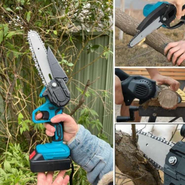 Skanto | SharpCut 6” Trådløs Motorsag | Kraftig og Ergonomisk | Lett Vekt