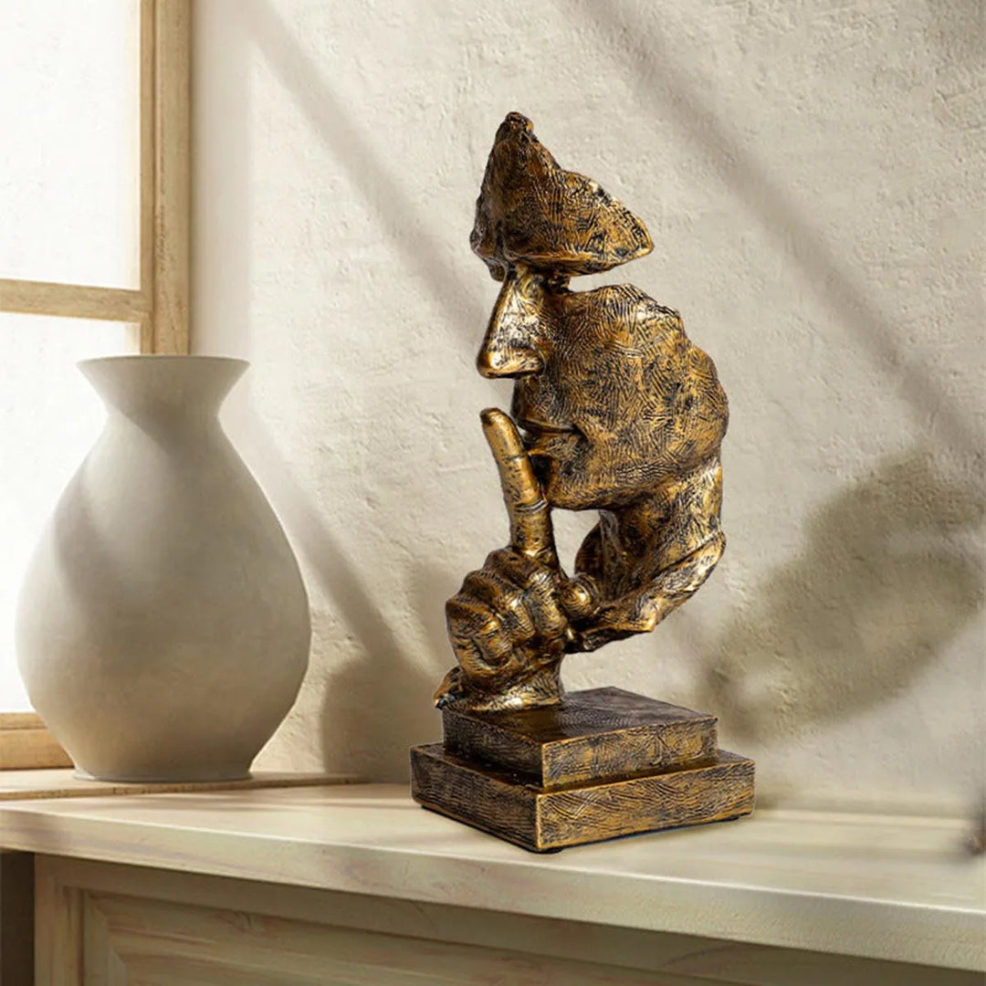Abstract Thinker Skulptur – Moderne Deco Figur laget av Harpiks | Perfekt for Stue & Kontor | Skanto