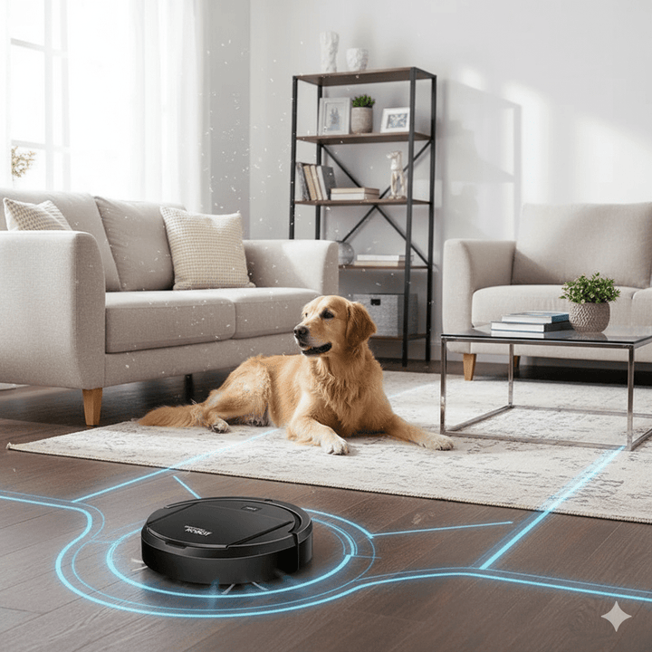 SILENDUST – Intelligenter Saugroboter med ultraleier Reinigung og HEPA-Filterung