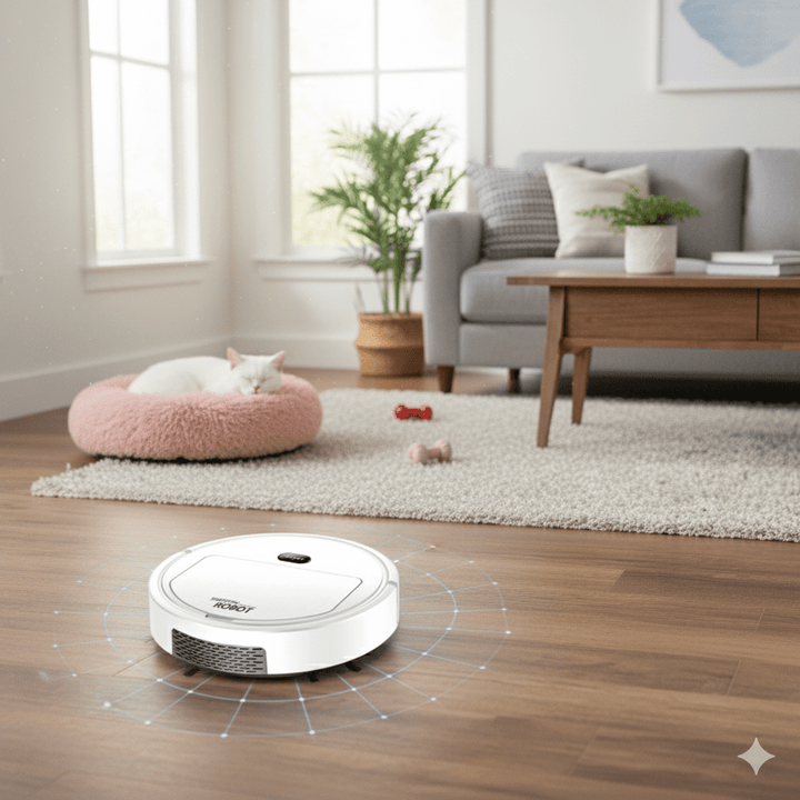 SILENDUST – Intelligenter Saugroboter med ultraleier Reinigung og HEPA-Filterung