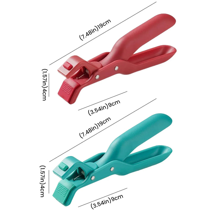 Silicone Anti-Scald Clip Heat Resistant Plate Bowl Lifter Pot Holder | Skanto