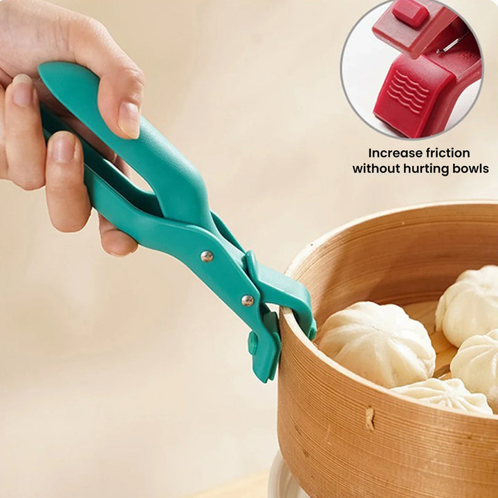 Silicone Anti-Scald Clip Heat Resistant Plate Bowl Lifter Pot Holder | Skanto