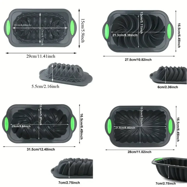Silicone Toastbrett Non-Stick Kjøkkenovns Brødbrett | Skanto
