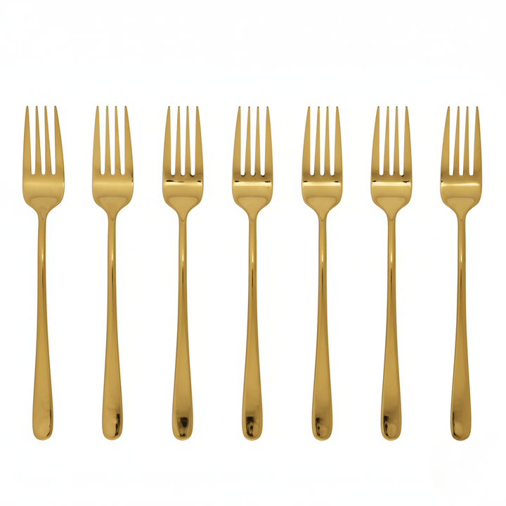 Silvéra – Elegante Essgabel, robustes, plattiertes Edelstahlbesteck