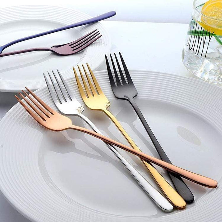 Silvéra – Elegante Essgabel, robustes, plattiertes Edelstahlbesteck