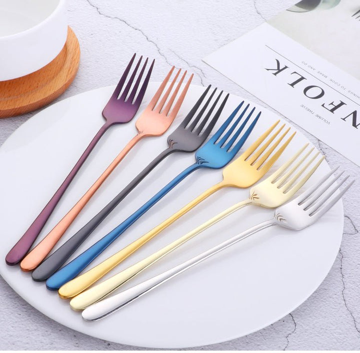 Silvéra – Elegante Essgabel, robustes, plattiertes Edelstahlbesteck