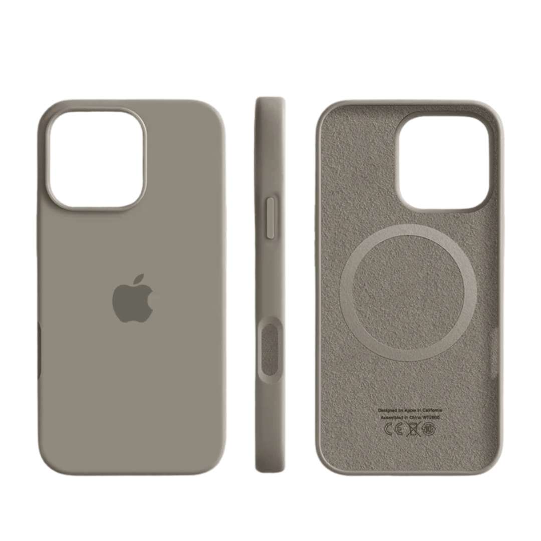 SILVRAMAG – Premium Silikon MagSafe Hülle for iPhone med Soft-Touch-Schutz