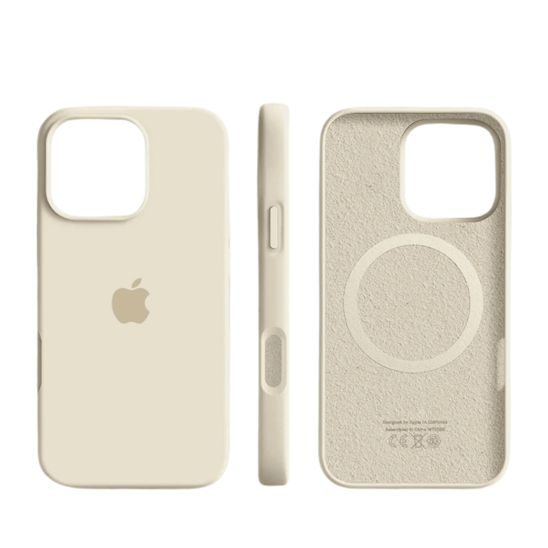 SILVRAMAG – Premium Silikon MagSafe Hülle for iPhone med Soft-Touch-Schutz