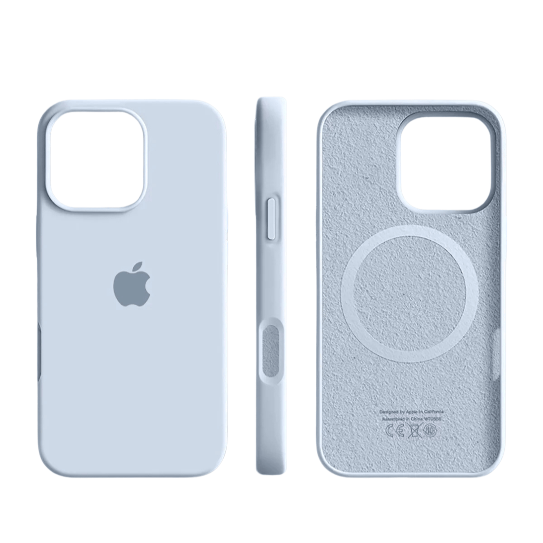 SILVRAMAG – Premium Silikon MagSafe Hülle for iPhone med Soft-Touch-Schutz