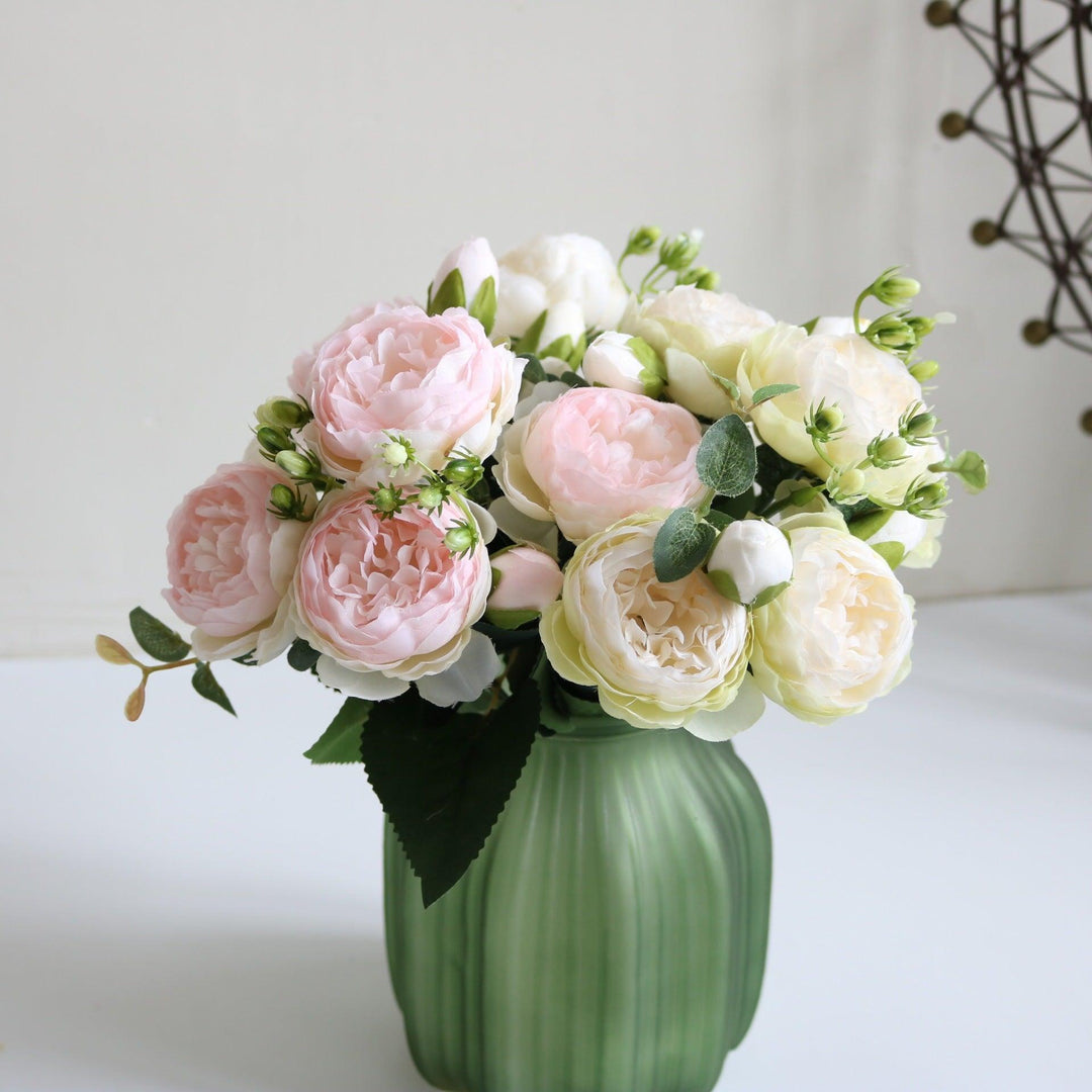 Elegant Peoner Drømmer - Premium Artistic Blomster bukett