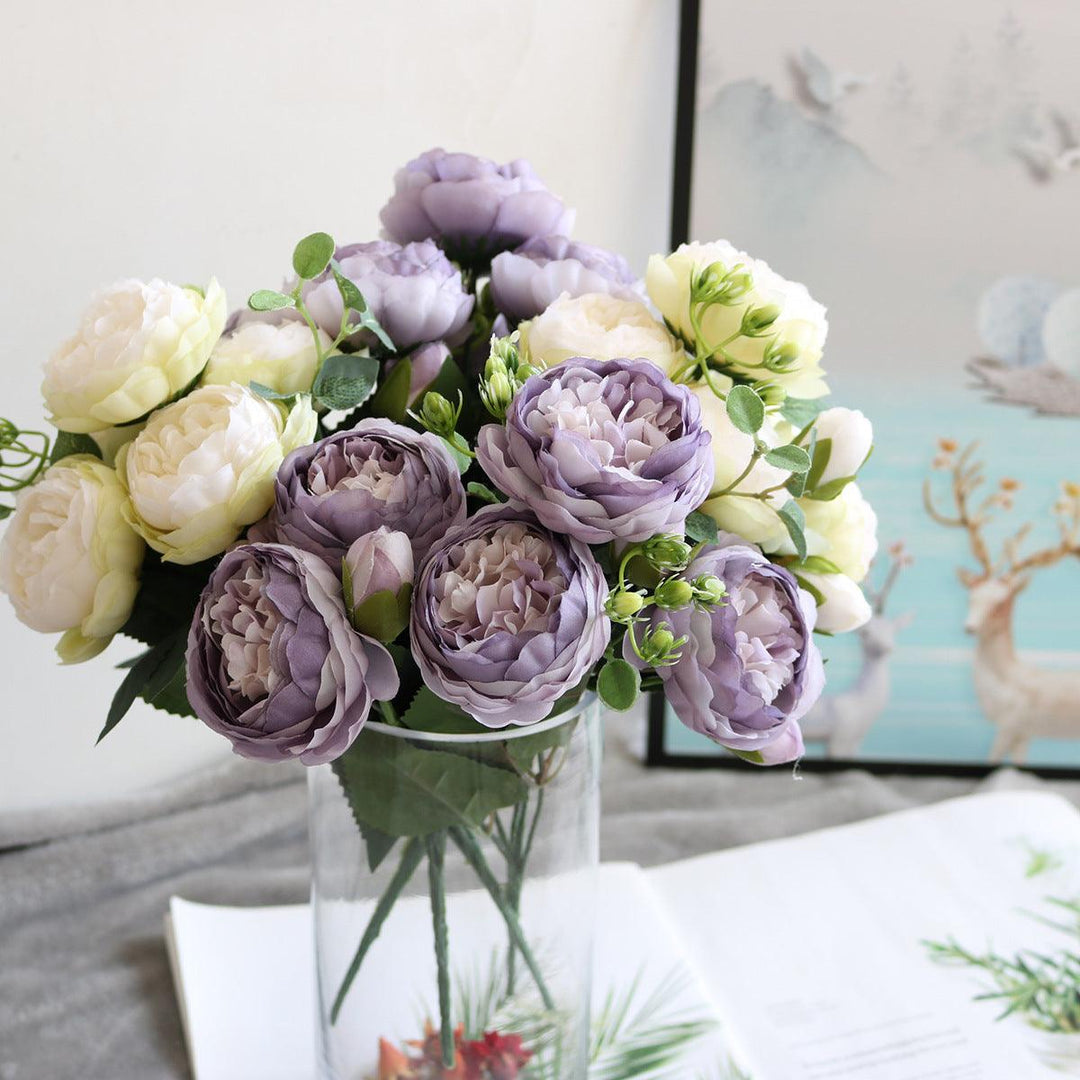 Elegant Peoner Drømmer - Premium Artistic Blomster bukett