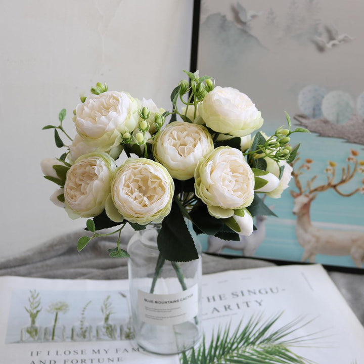 Elegant Peoner Drømmer - Premium Artistic Blomster bukett