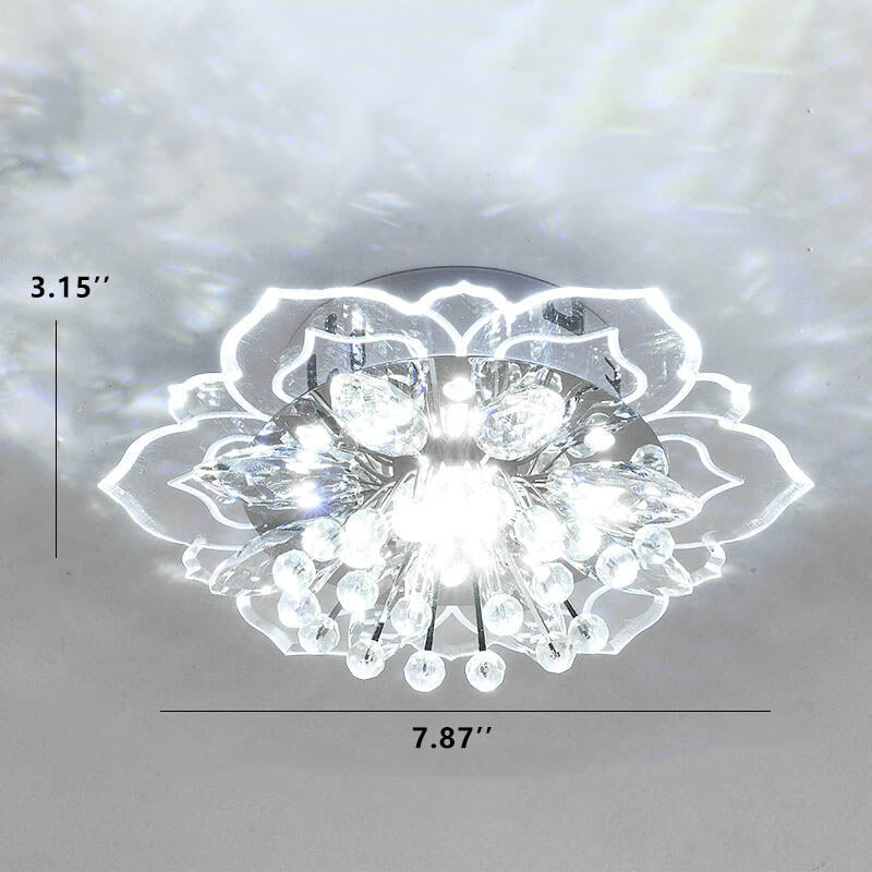 Karnz GlowPetal | LED krystall stift lampe | Blomstform, RGB Fargeveksling & energieffektiv