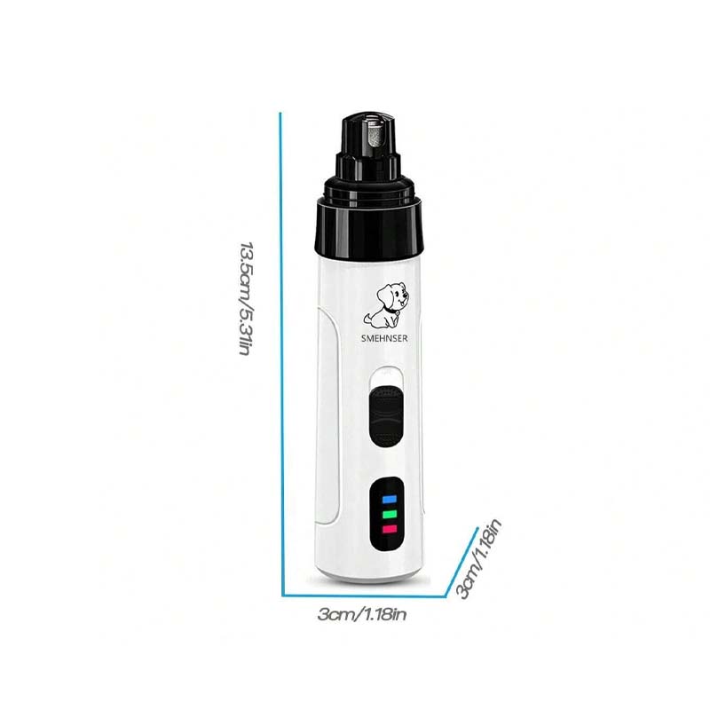 Skanto | Oppladbar USB Lader Elektrisk Kjæledyr Neglefil