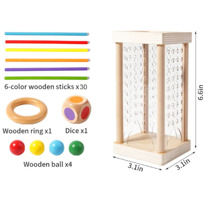 Skanto | Educational 3i1 Tre Ball og Stang Ferdighetspill