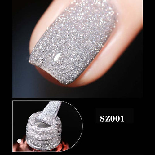 Glitter og diamant neglelakk (8ml) | Skanto