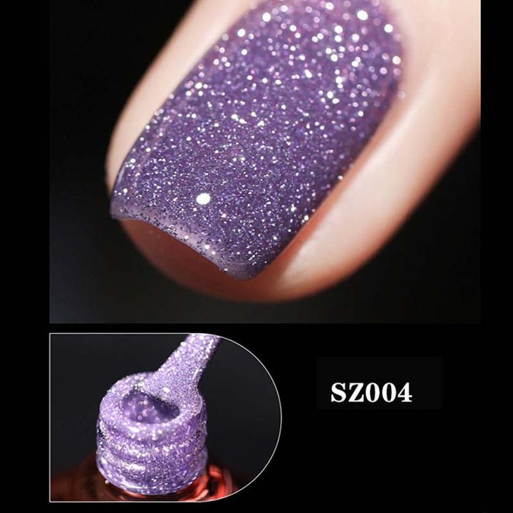 Glitter og diamant neglelakk (8ml) | Skanto