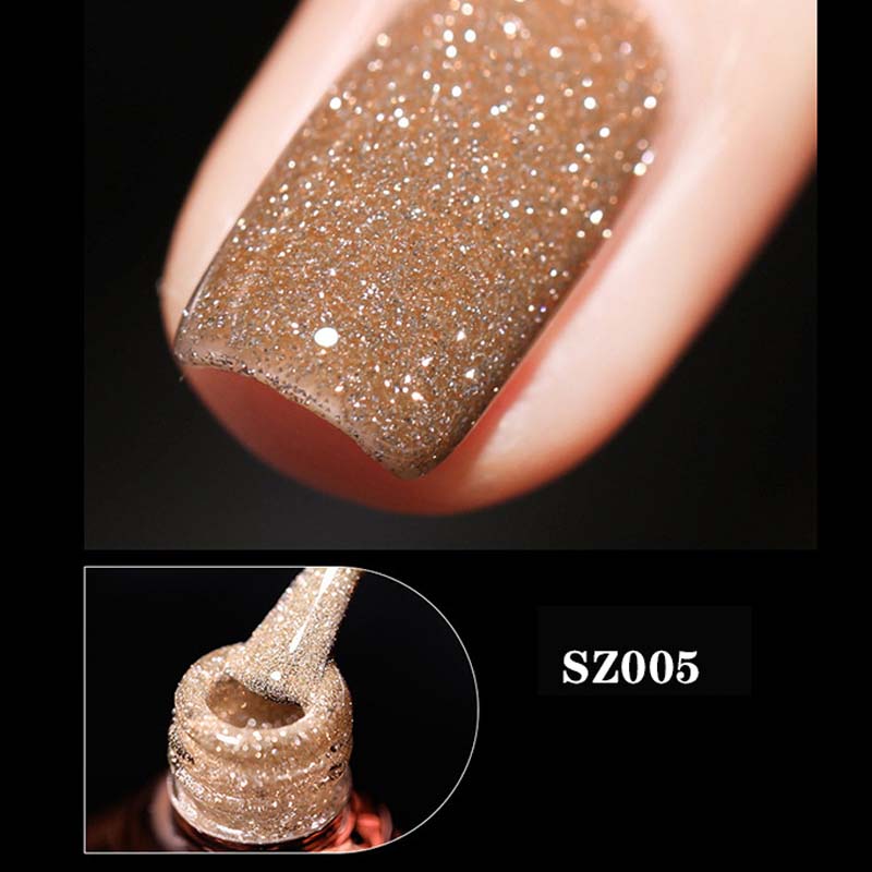 Skanto | Høy-Densitet Glitter Neglelakk