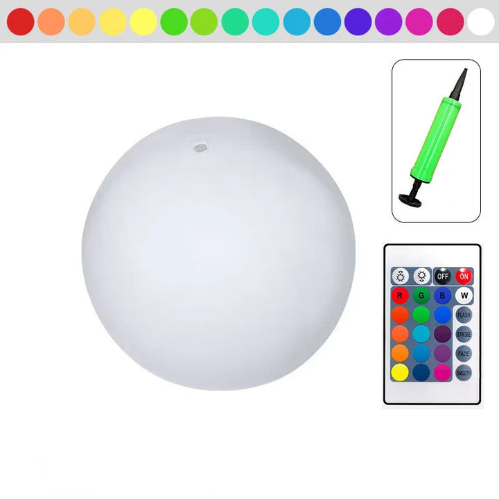 Skanto | Pool Decoration LED Light 16 Farger Lysende Strandball