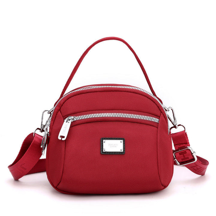 Skanto | Lys solid nylon skulderveske