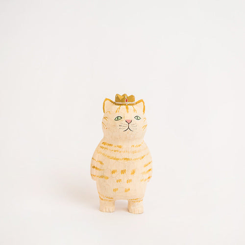 Håndlaget Søt Katt Treutskjærings Ornamenter | Skanto