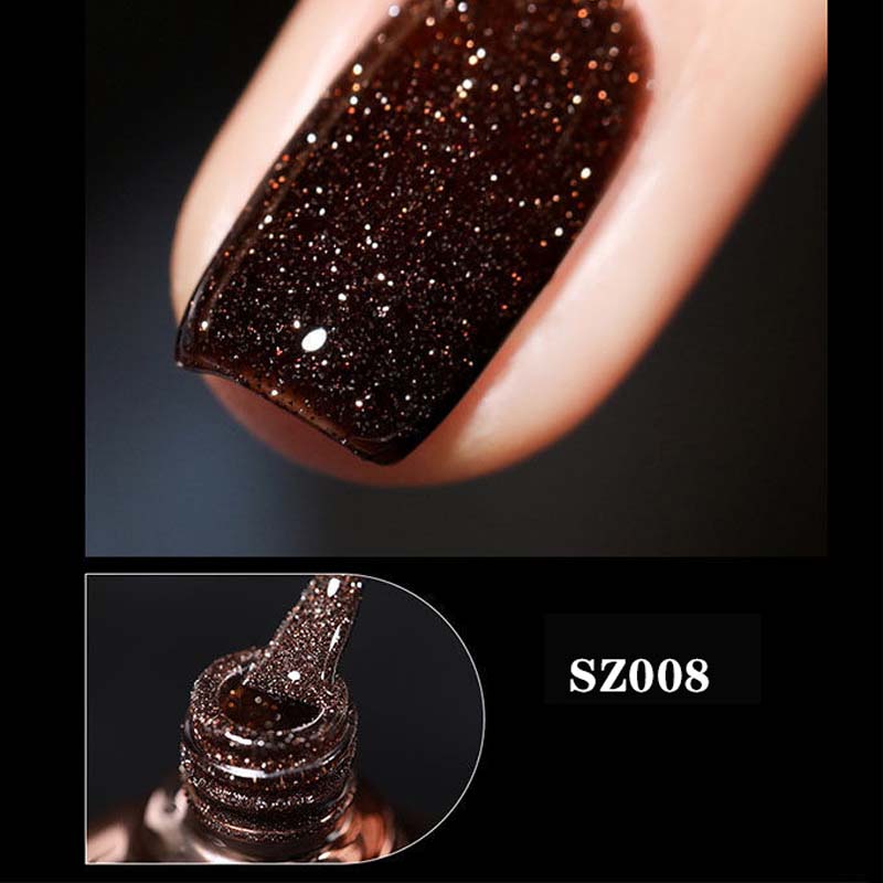 Skanto | Høy-Densitet Glitter Neglelakk