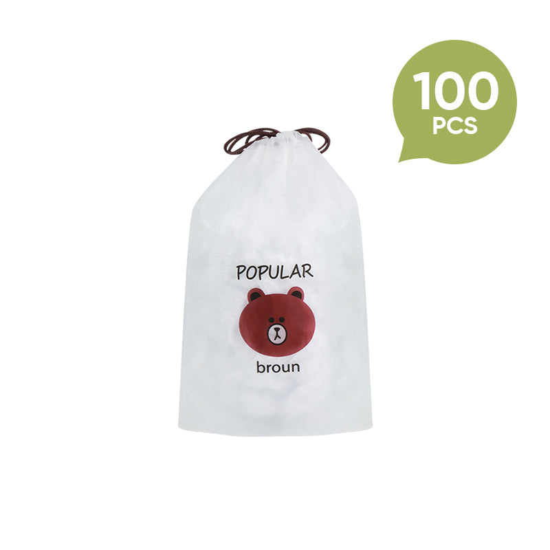 Engangs plastfolie dekke (100 STK/ 1 SETT) | Skanto